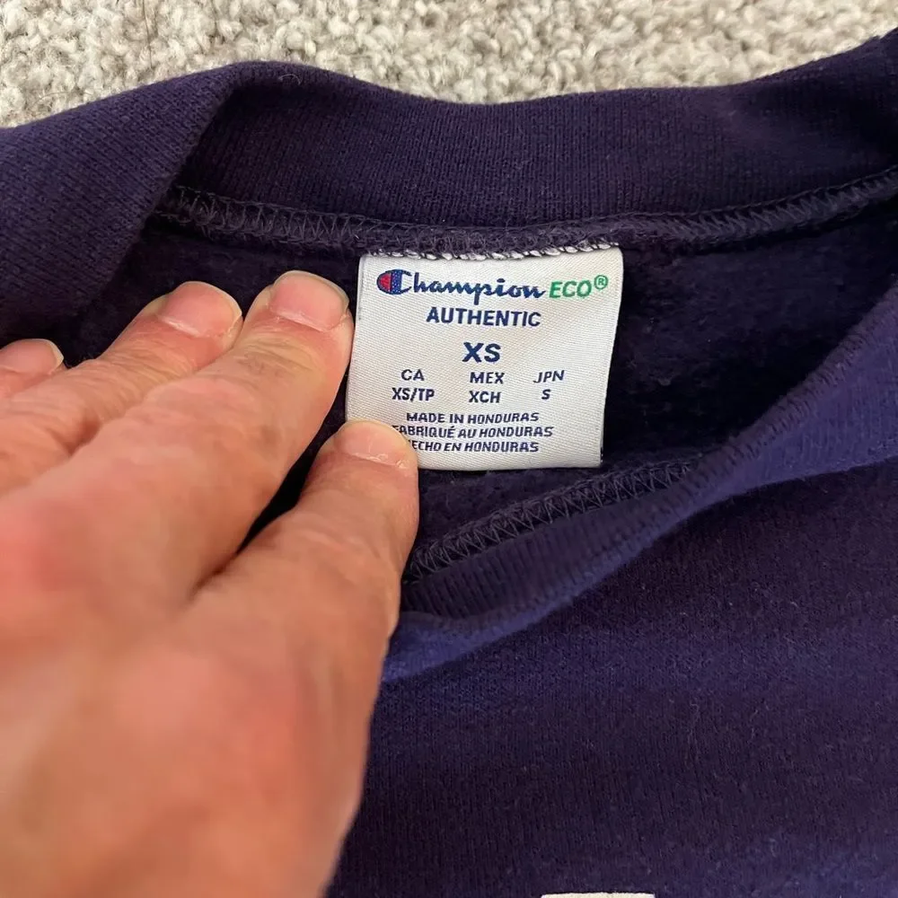 Retro NYU New York university bobcats sweatshirt XS Adam Sandler Alumni REDUCED - Picture 3 of 3